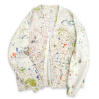 〜80's High sense of beauty Hand Painted Cotton Cardigan ...