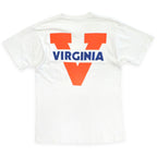 80s-era University of Virginia logo print pocket T-shirt...