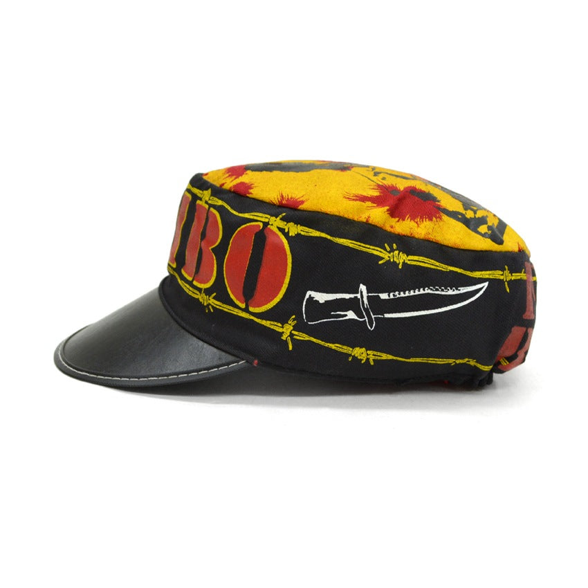 80's RAMBO FIRST BLOOD ALL OVER PRINT CAP...
