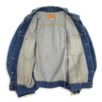 60's Levi's 70505 BIG-E Denim Jacket Cuff Cut!! ... Actual size 44