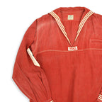 20's Nayvee MIDDIWEAR Red Chambray Sailor Jacket...