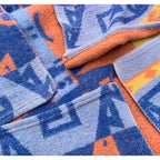 Circa 1950's Old Southwest Cotton Camp Blanket Thunderbird... 150cm×148cm