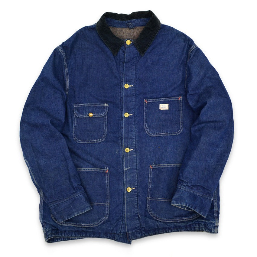 60's Sears Denim Chore Jacket with Blanket...