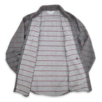 70's FIVE BROTHER CHECK FLANNEL SHIRT... M