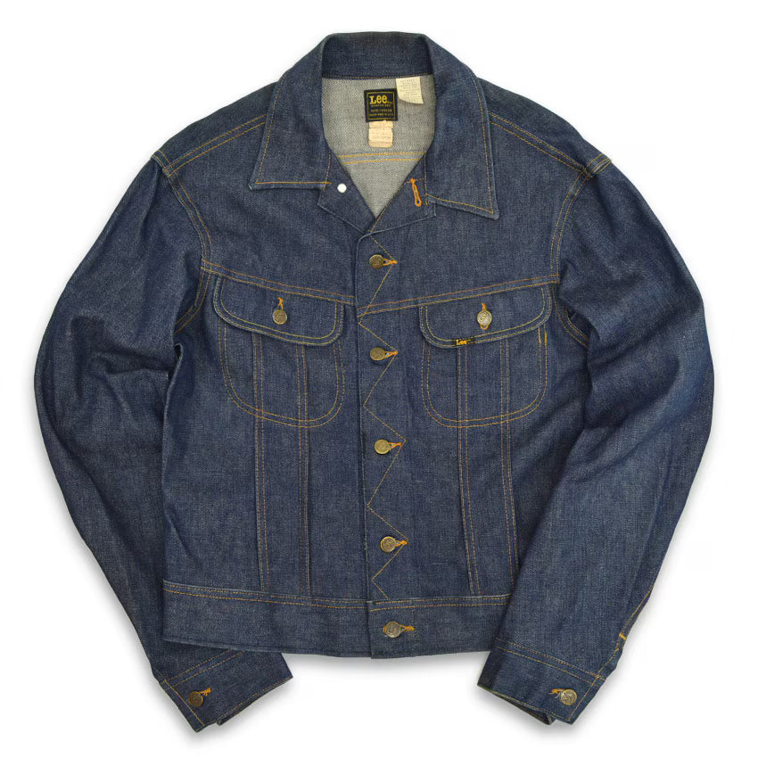 70's Deadstock Lee 220 Denim Jacket Indigo... 40