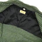 1950s- LL Bean Cursive Tag Houndstooth Unstructured Jacket... L