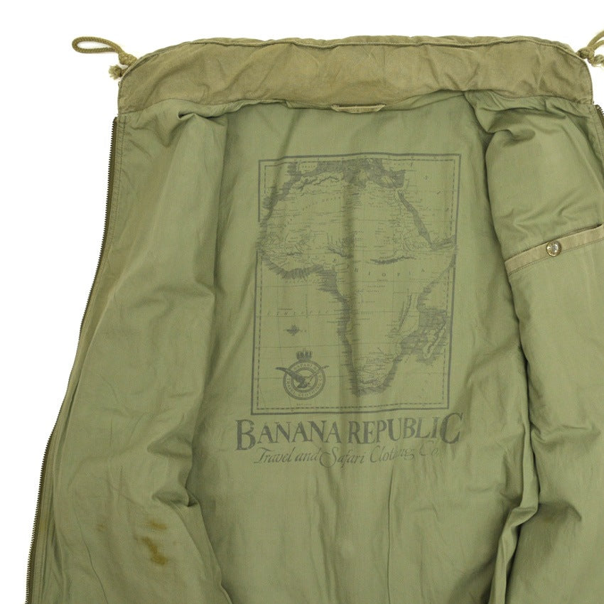 80's BANANA REPUBRIC TRAVEL & SAFARI PHOTOJURNALIST JACKET...S