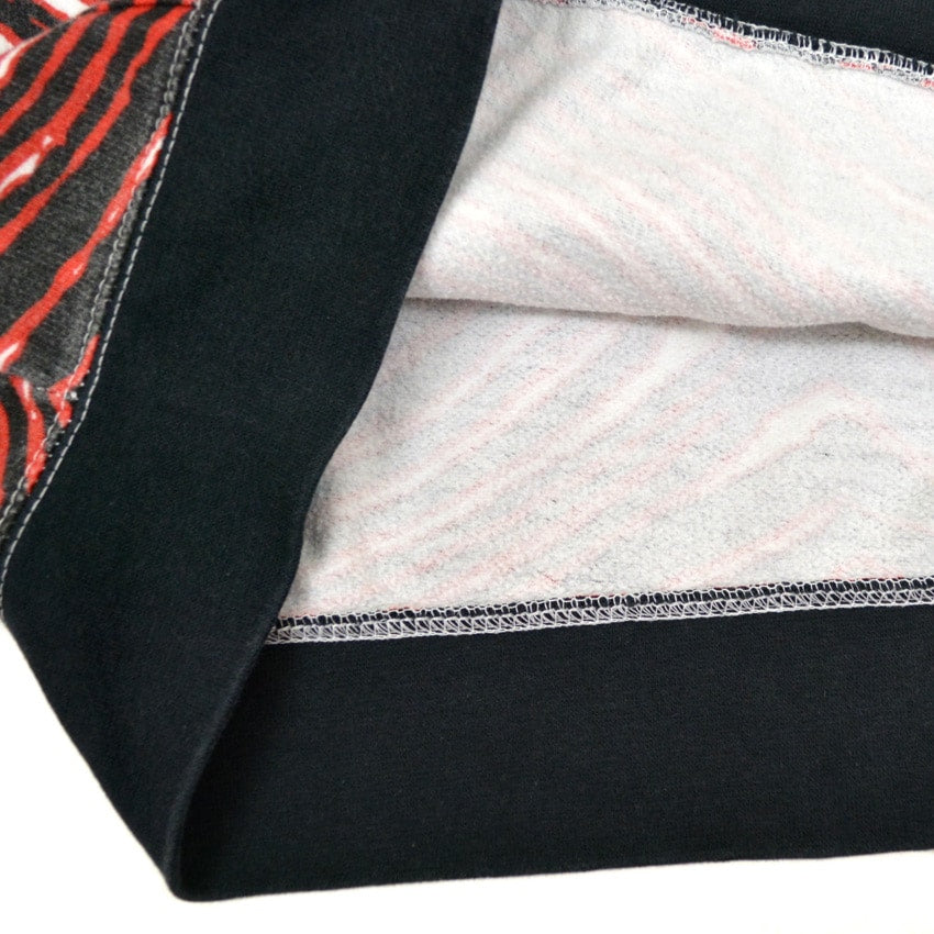 ~90's ZUBAZ NFL Zebra Print Sweat Hoodie ... M