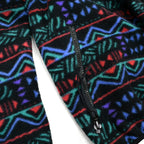 90's Columbia Native Pattern Fleece Jacket, Made in USA... L