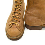 Circa 1950's OLD MONKEY BOOTS CORK SOLE MINT... 71/2