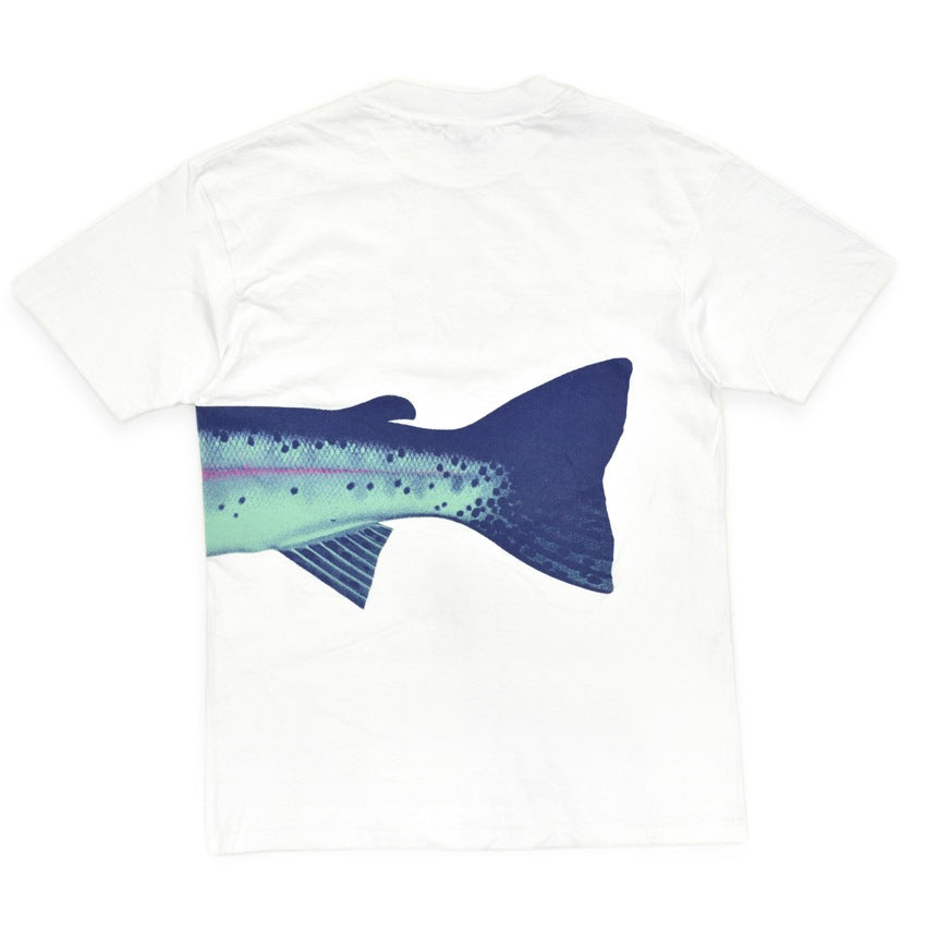 1980's Hanes LAKE TAHOE RAINBOW TROUT T-SHIRT ... L