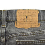1980's Levi's 40505 FADED BLACK DENIM PANTS... W33 L29