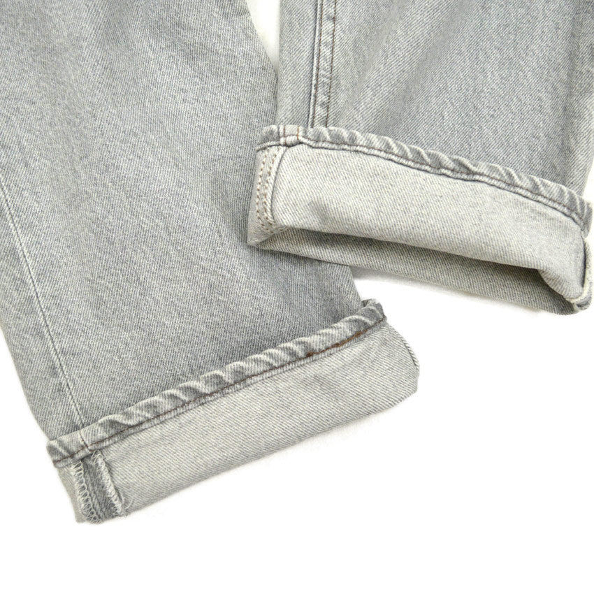 1990's Levi's 501 LIGHT GRAY DENIM PANTS... W32 L29