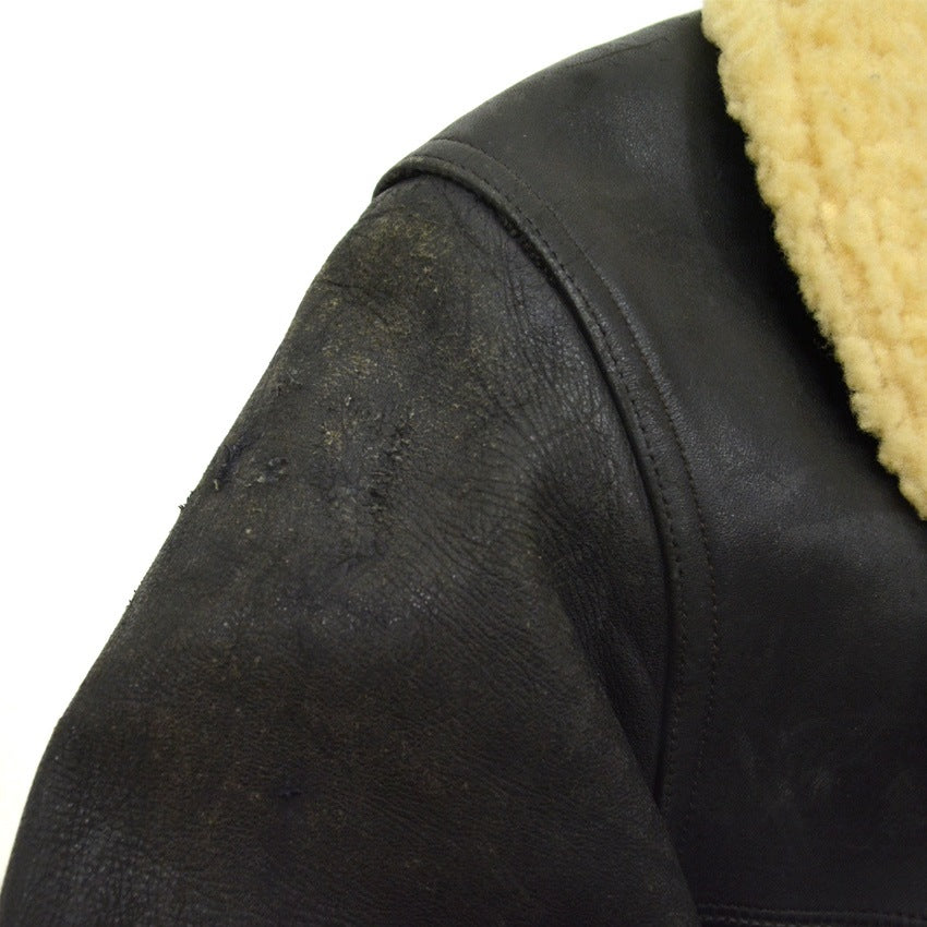 1930's H&L BLOCK HORSEHIDE CAR COAT...