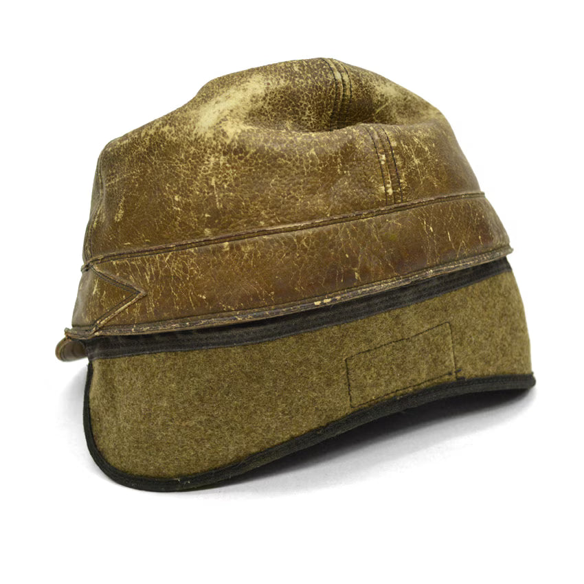 1930's LLBEAN HUNTING LEATHER CAP...71/8