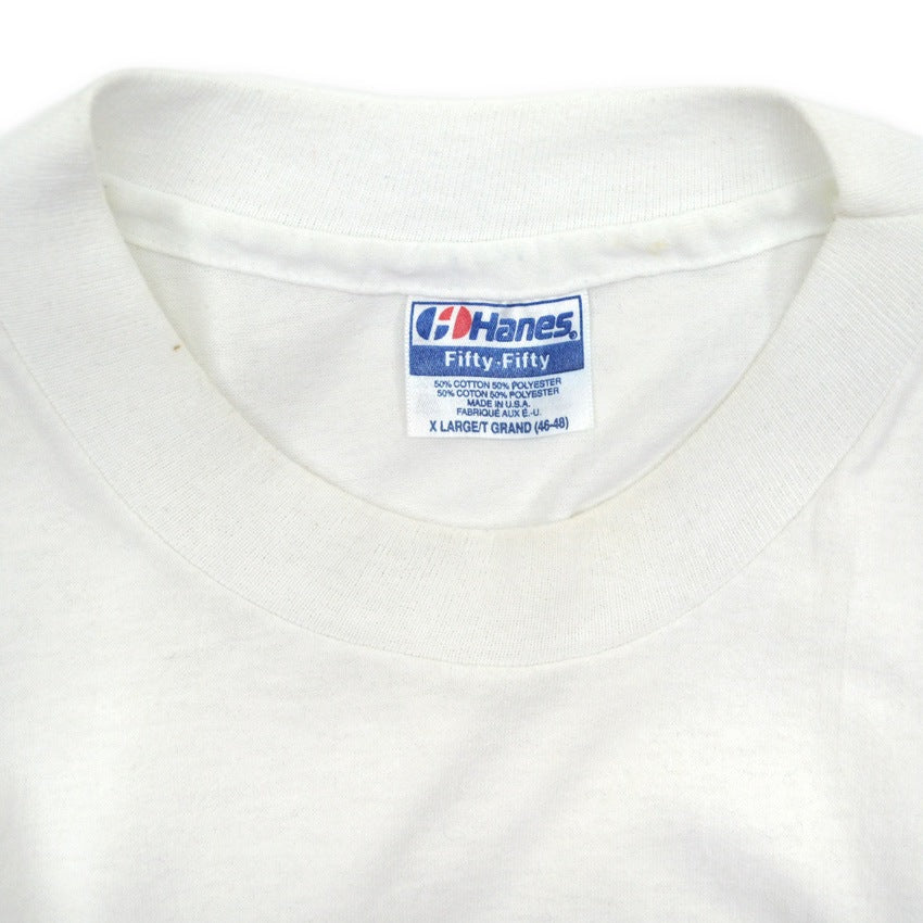 1980's Hanes BEEFY-T Poodle Dog Print T-shirt ... XL