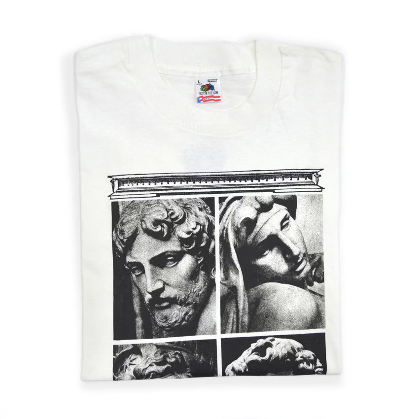 1990's Deadstock FRUIT OF THE LOOM ミケランジェロ ダビデ像 T-shirt ... L