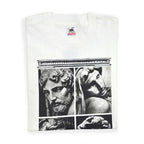 1990's Deadstock FRUIT OF THE LOOM ミケランジェロ ダビデ像 T-shirt ... L