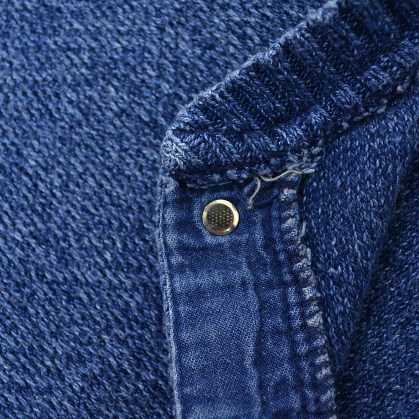 1980's LLBEAN INDIGO COTTON SWEATER...L