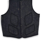 1950's BROWN'S BEACH VEST NAVY ... Fits like 36