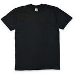 ~1990's Deadstock FRUIT OF THE LOOM POCKET-T BLACK... L