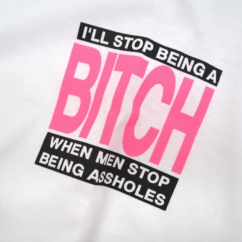 1980s Deadstock SCREEN STARS BEST One-Point Bitch!! T-SHIRT ... L