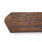 Circa ~1920's Montgomery Ward & Co. Wooden Sign Board...