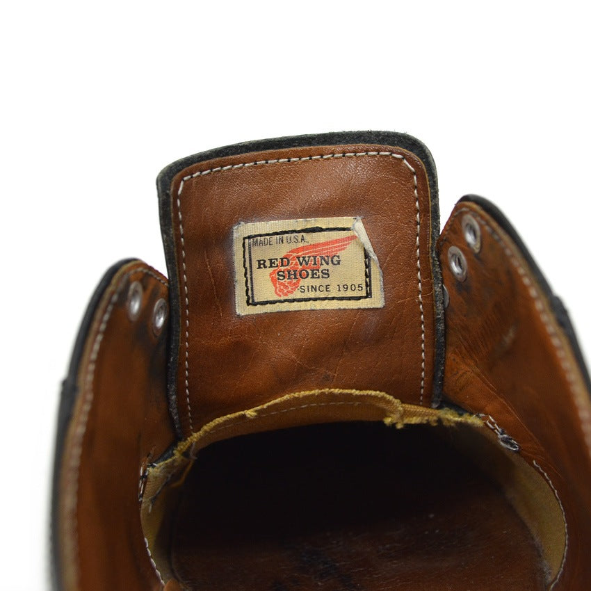 1970's~ REDWING 101 POSTMAN SHOES BLACK...9D