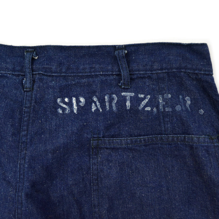1940's USNAVY WW2 DENIM TROUSERS STENCIL...W33