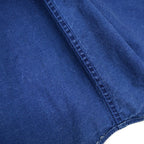 1980's~ GAP INDIGO DYED COTTON B/D SHIRT...S