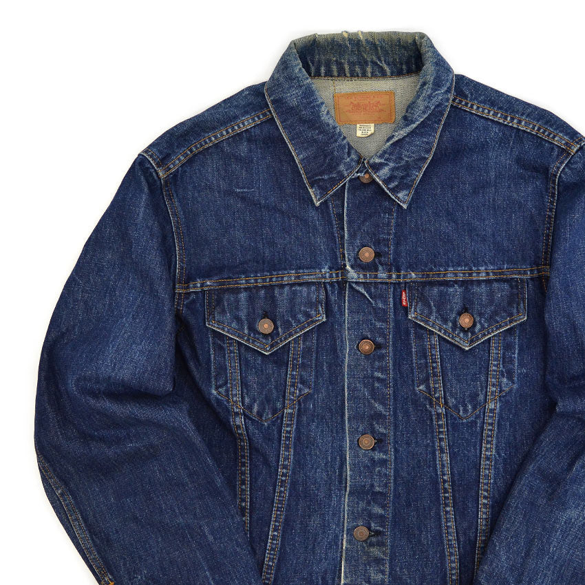 1960's LEVI'S 70505 BIG-E DENIM JACKET ... Fits like 46