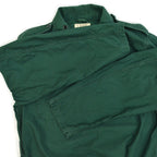 1960's~ USARMY SHIRT, AGGRESSOR COTTON SATEEN GREEN SHADE 255... L