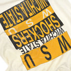 1980's Stedman WSU SHOCKERS COLLEGE T-SHIRT... L