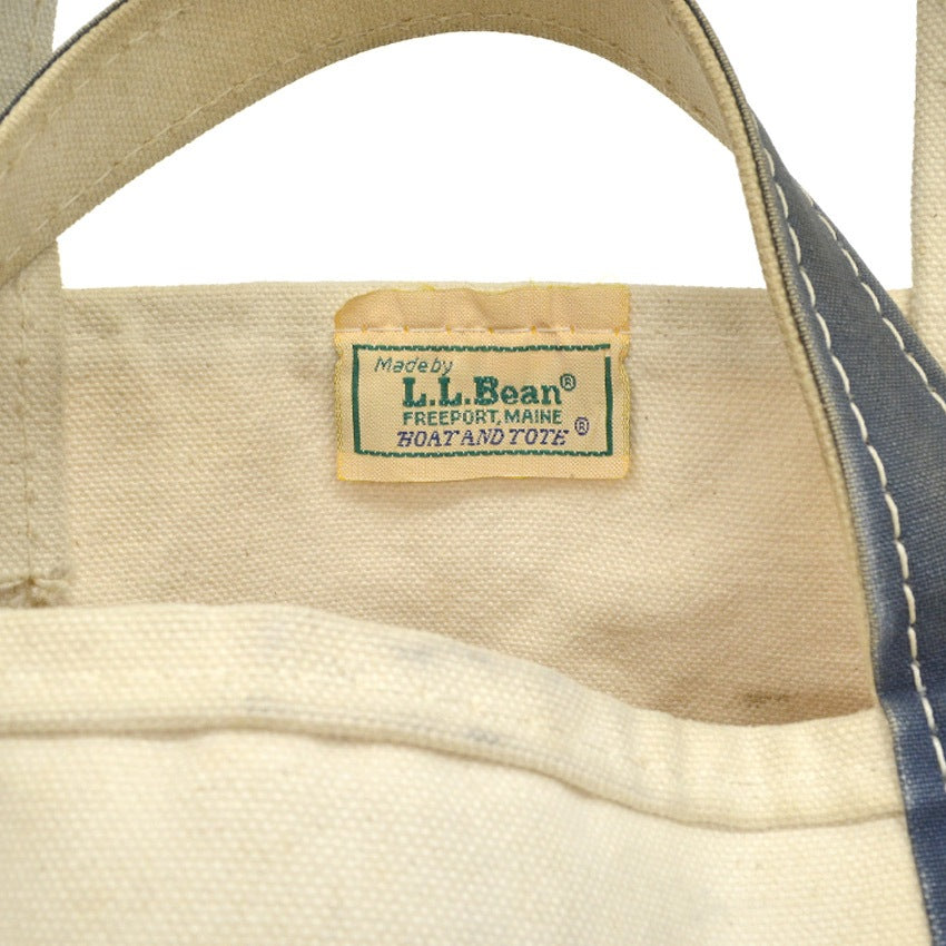 1980's LLBEAN BOAT AND TOTE BLUE... LARGE