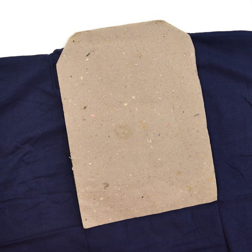 1980's DEADSTOCK EUREX Paki cotton POCKET PACK TEE NAVY... XL