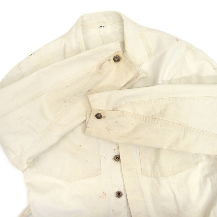1930's〜 OLD MECHANIC WORK COAT 非対称ポケット ... 40R