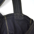 1950s Press Newspaper Bag, Eggplant Navy Blue...