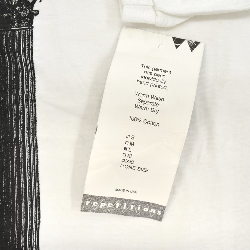 1990's DEADSTOCK repetitions robert stadnycki ART PRINT T-SHIRT ... L