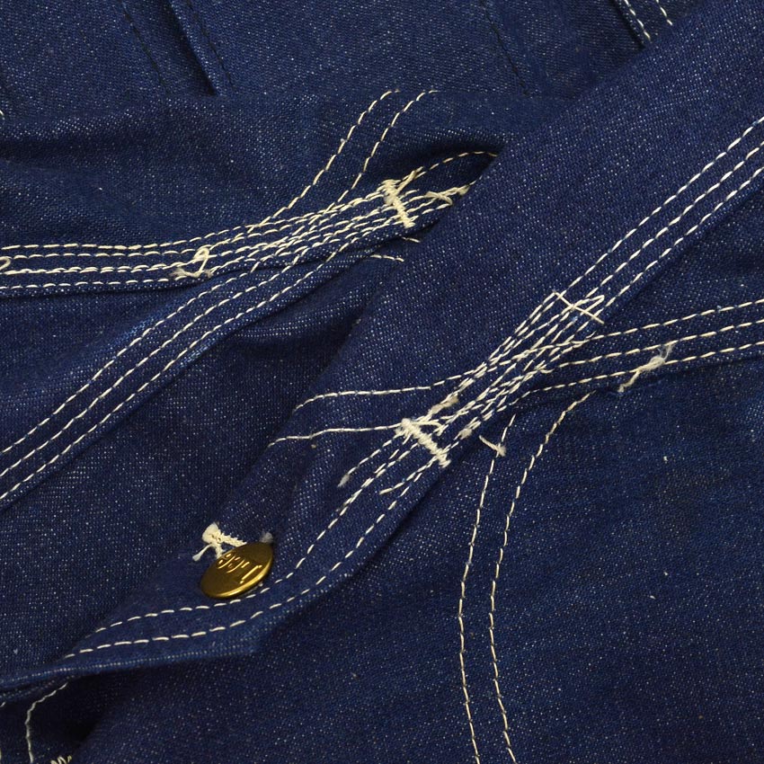 1970's DEADSTOCK Lee 91-J DENIM COVERALL ... Fits like 44