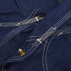 1970's DEADSTOCK Lee 91-J DENIM COVERALL ... Fits like 44