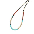 SANTO DOMINGO TURQUOISE & SHELL NECKLACE... NEW