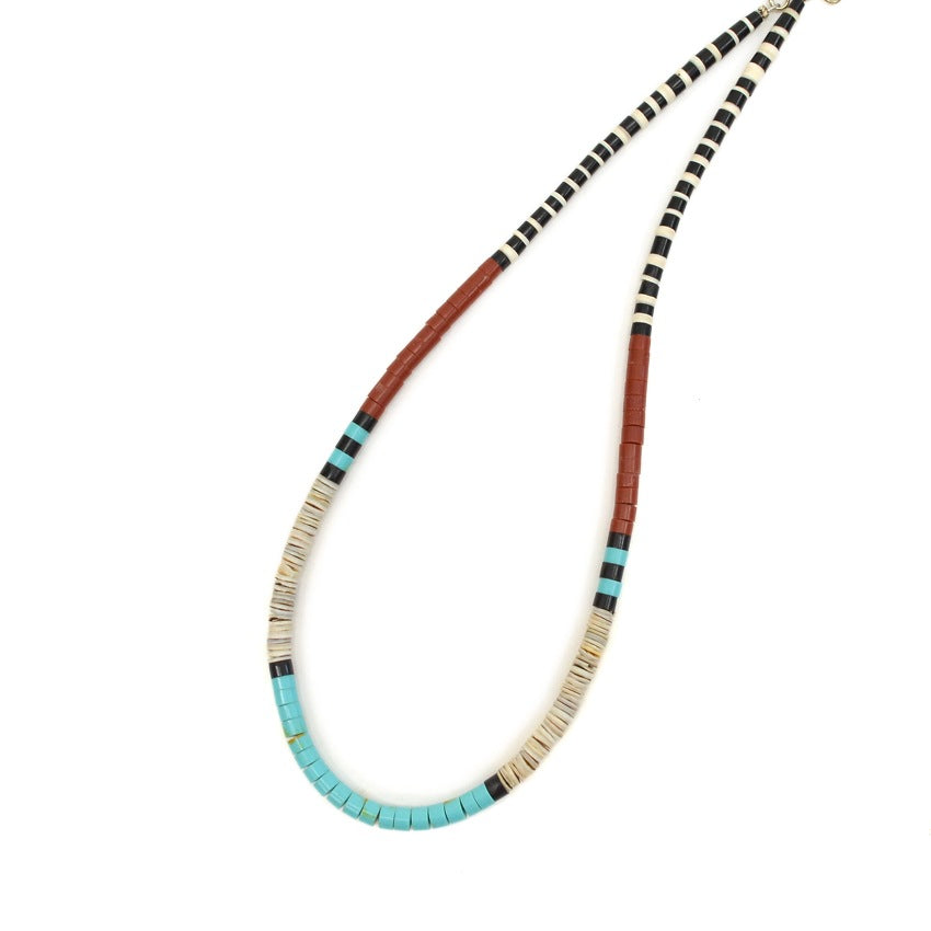 SANTO DOMINGO TURQUOISE & SHELL NECKLACE... NEW