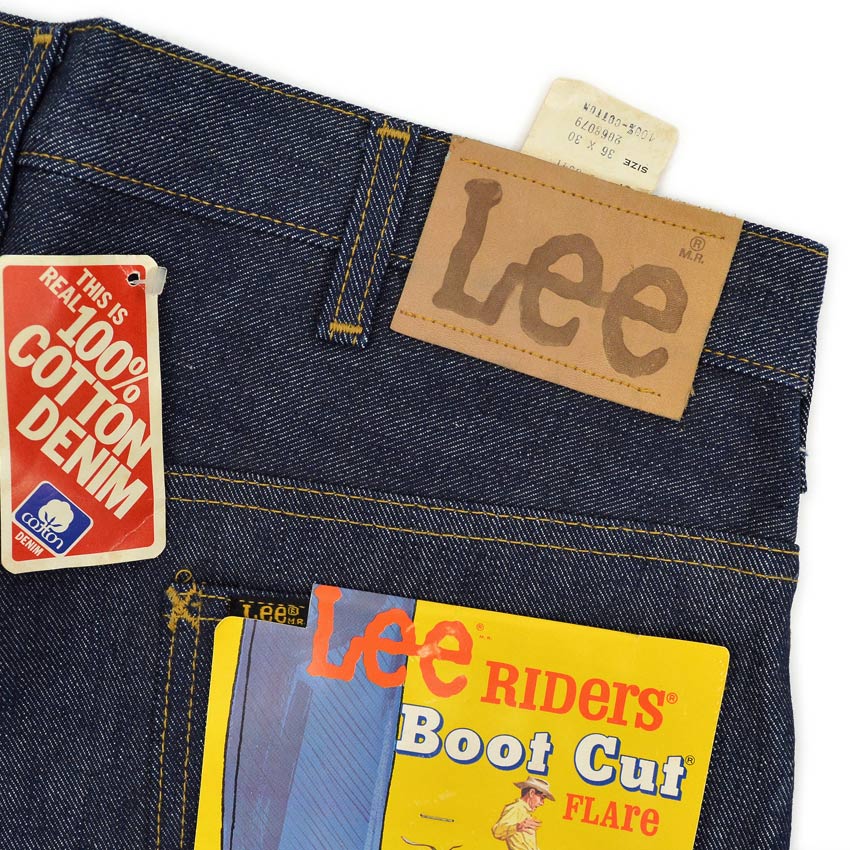 1970's DEADSTOCK Lee 200 BOOT CUT DENIM PANTS... W36 L30