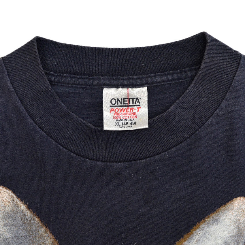 1990s ONEITA Cat T-shirt... XL