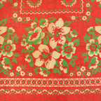 1920's~ DEADSTOCK FLORAL TURKEY RED BANDANA...