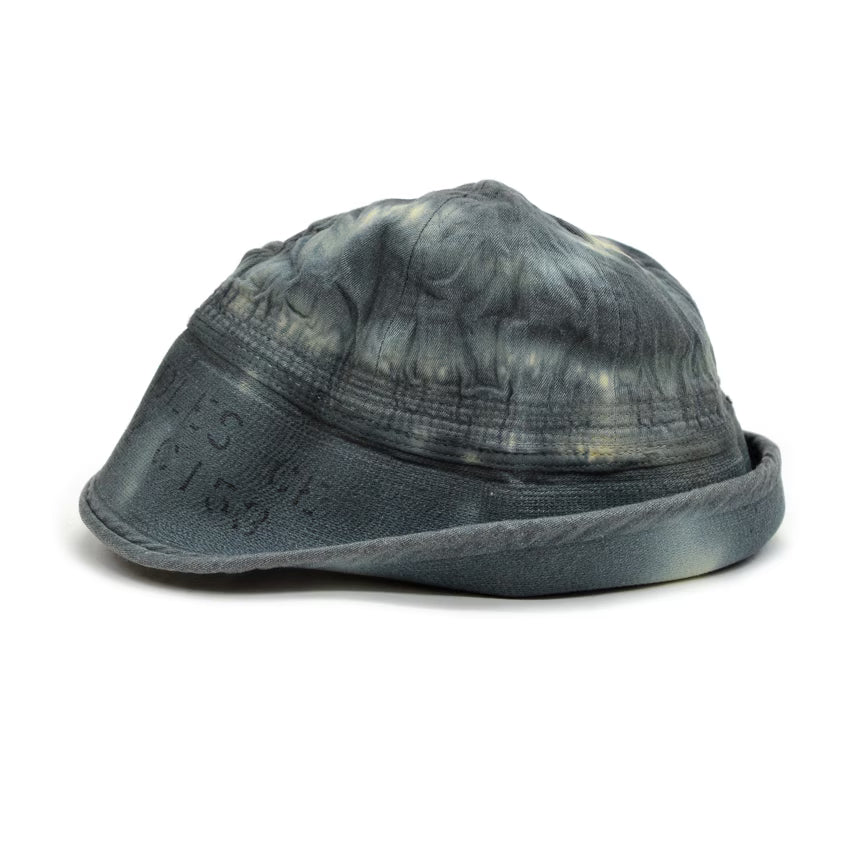 U.S.NAVY DIXIE CUP HAT WITH STENCIL BLACK TIE DYE ...