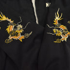 1960s VIETNAM SOUVENIR JACKET (Vietnamese style jacket) 65-66 with embroidered name...