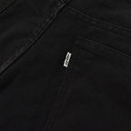 1960's LEVI'S 518 BIG-E BLACK Katsuragi COTTON TWILL PANTS... W32 L33