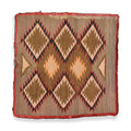 c.1920's NAVAJO RUG DIAMONDS PATTERN...82cm×82cm