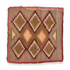 c.1920's NAVAJO RUG DIAMONDS PATTERN...82cm×82cm
